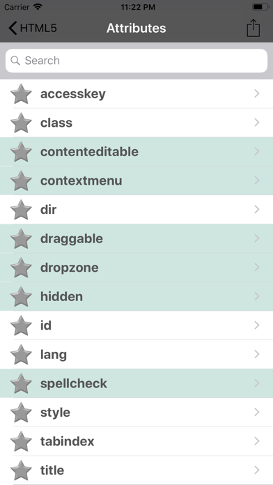 HTML5 Reference Guide screenshot 3