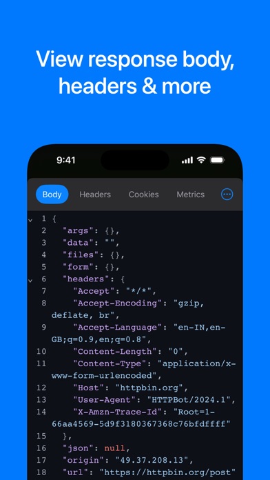 HTTPBot: API & HTTP Client screenshot 5