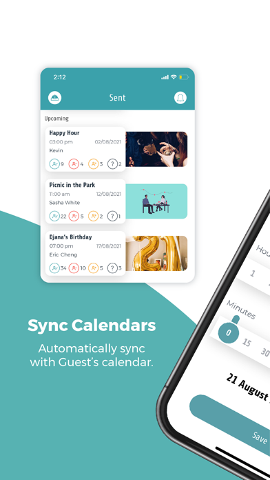 Hub App | Party Invite & RSVP screenshot 4