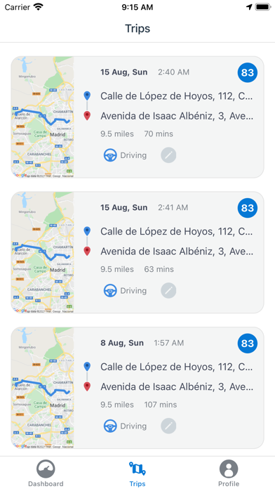 HUB Drive Safe App screenshot 4