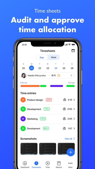 Hubstaff Time Tracker screenshot 2