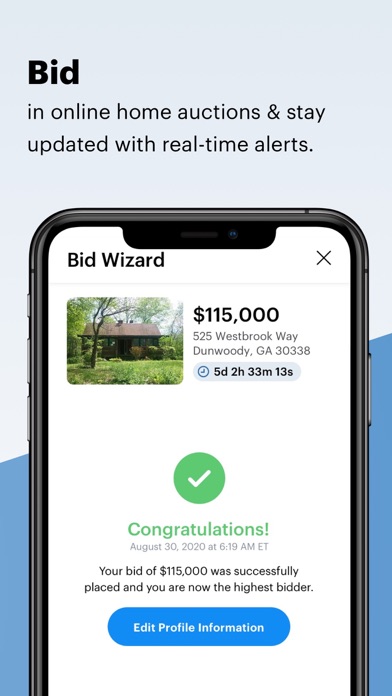 Hubzu Real Estate Auctions screenshot 2
