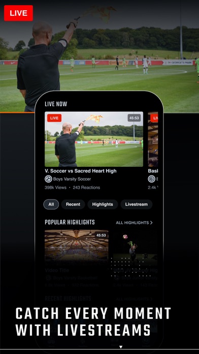 Hudl Fan: Find. Watch. Follow. screenshot 3