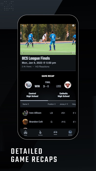 Hudl Fan: Find. Watch. Follow. screenshot 1