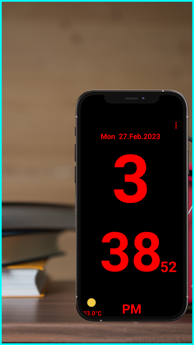 Huge Digital Clock screenshot 1