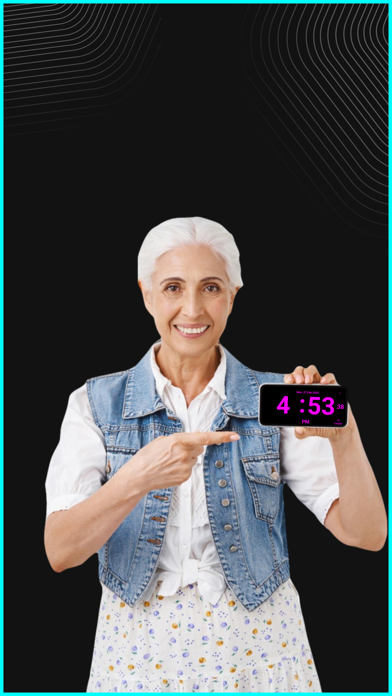 Huge Digital Clock screenshot 2