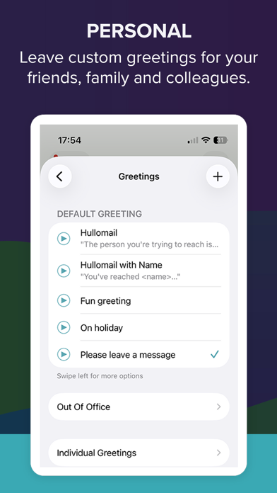 Hullomail Voicemail screenshot 4