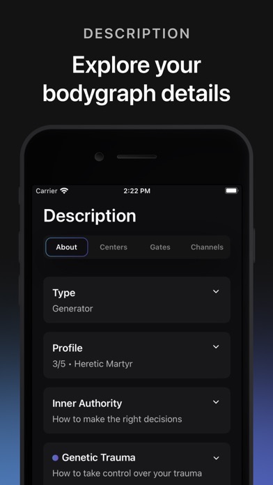 Human Design: HD Birth Chart screenshot 3