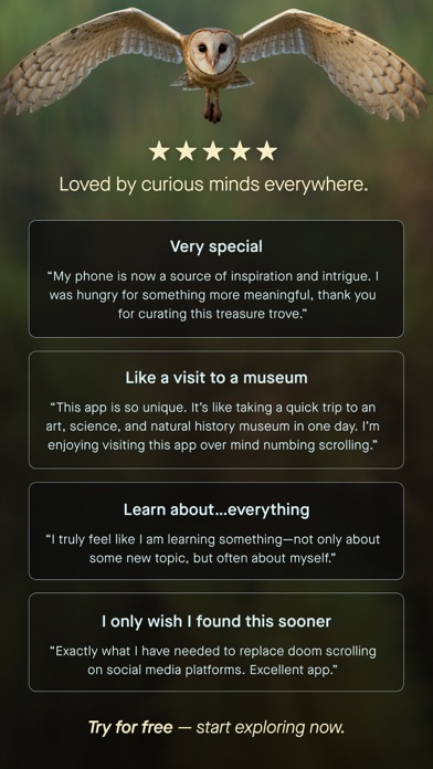 Humane Space: Daily Curiosity screenshot 1