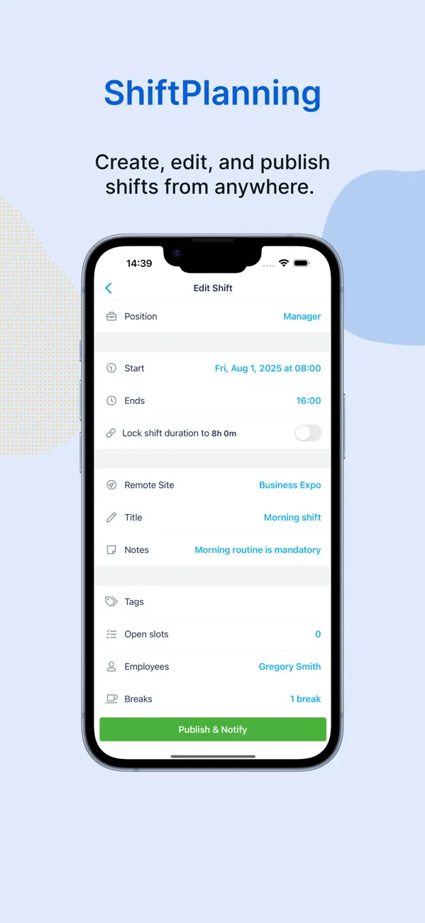 Humanity Schedule by TCP screenshot 4