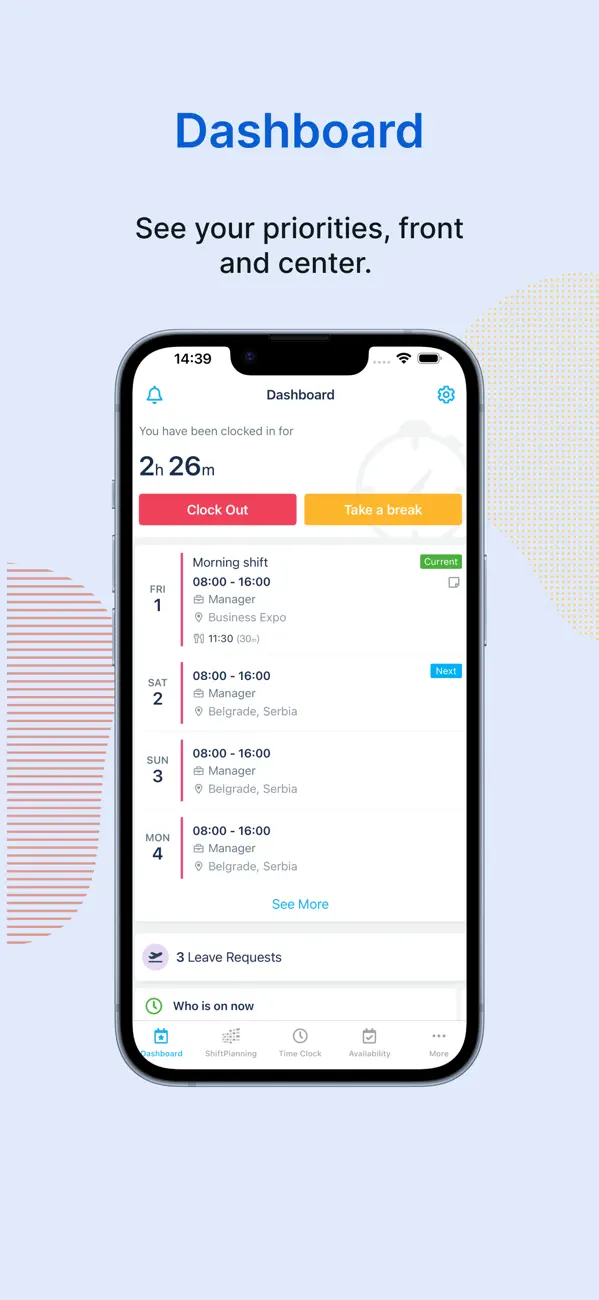 Humanity Schedule by TCP screenshot 5