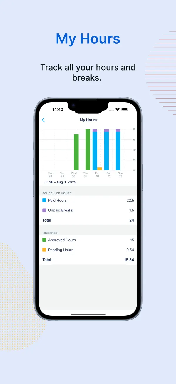 Humanity Schedule by TCP screenshot 2