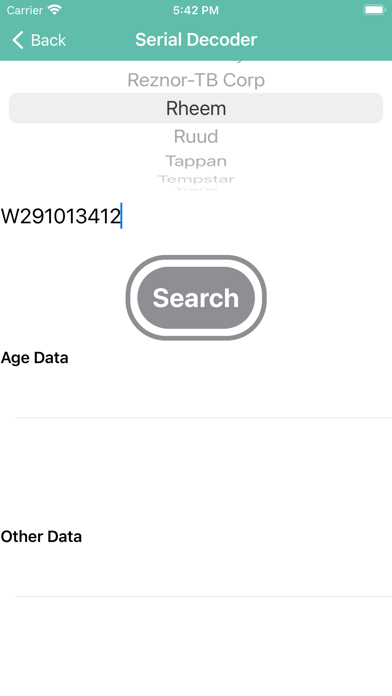 HVAC Decoder screenshot 2