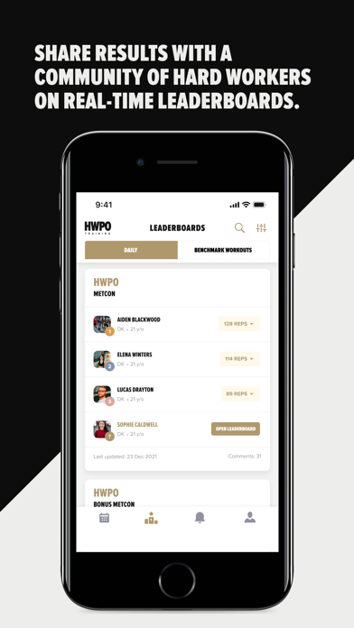 HWPO - Training app screenshot 1