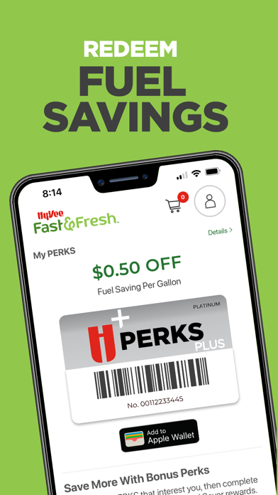 Hy-Vee Fast & Fresh screenshot 1