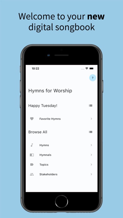 Hymns for Worship screenshot 1