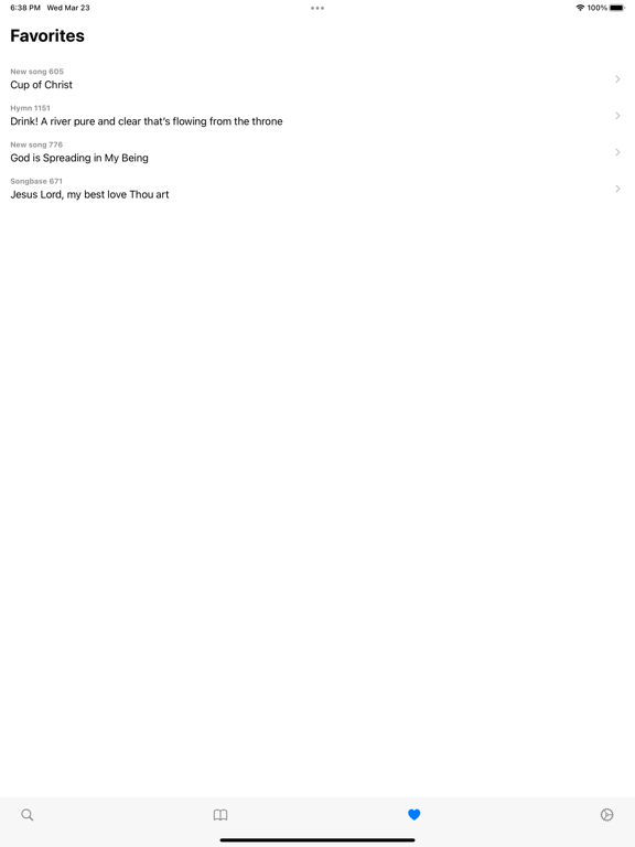 Hymns Mobile screenshot 4
