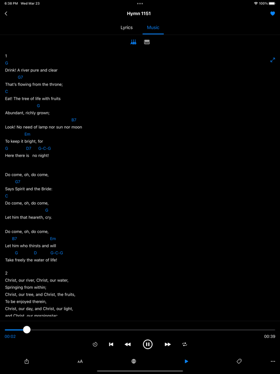 Hymns Mobile screenshot 3