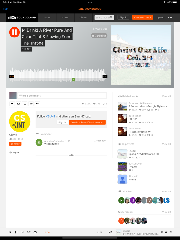 Hymns Mobile screenshot 1