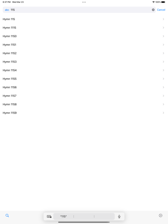 Hymns Mobile screenshot 9