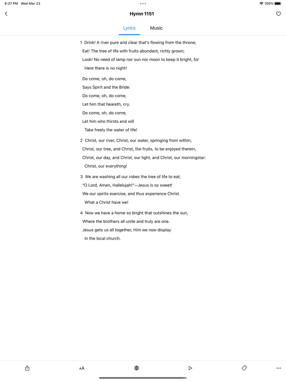 Hymns Mobile screenshot 6