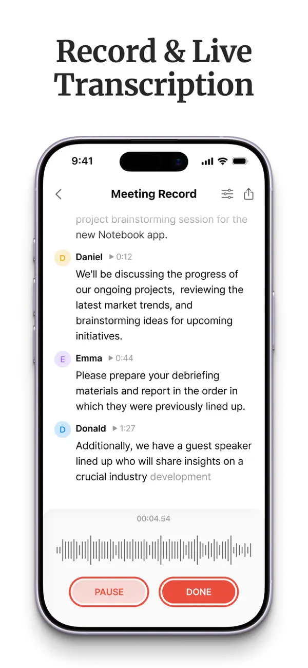 HyNote: AI Note Taker, Summary screenshot 4
