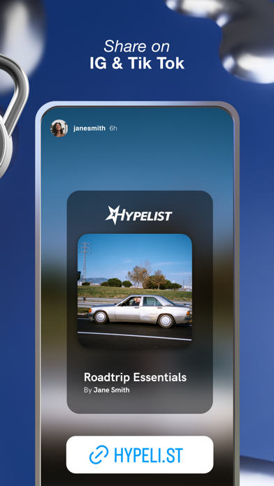 Hypelist: Create & Share Lists screenshot 4