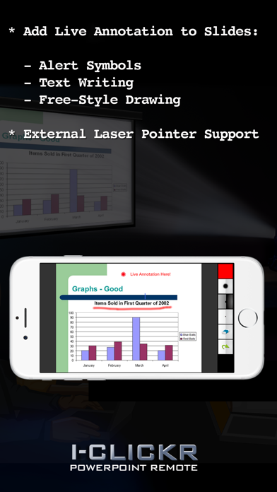 i-Clickr Remote for PowerPoint Lite screenshot 1