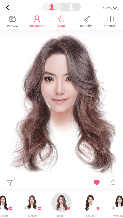 i Hairstyle-hair color changer screenshot 2