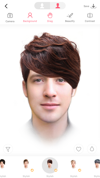 i Hairstyle-hair color changer screenshot 4