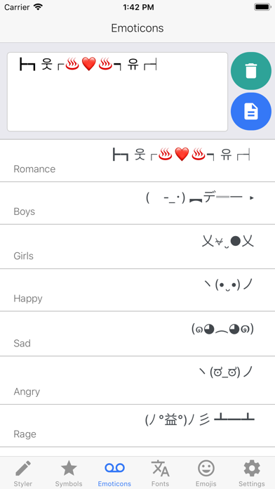 i2Symbol Emoji screenshot 5