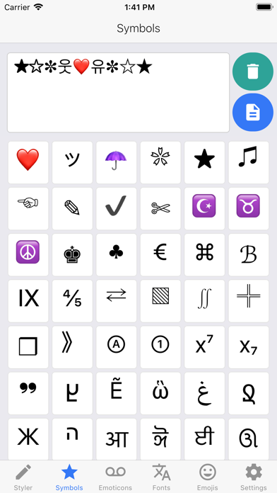 i2Symbol Emoji screenshot 6