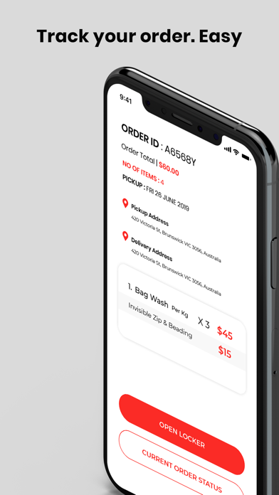 iBAG intelligent dry cleaning screenshot 1