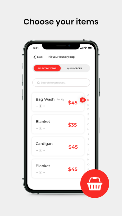 iBAG intelligent dry cleaning screenshot 4