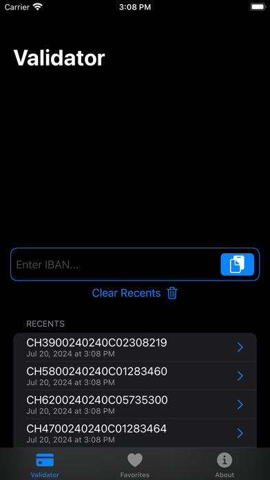 IBAN Validator screenshot 4