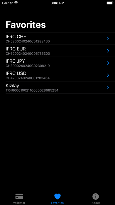 IBAN Validator screenshot 2