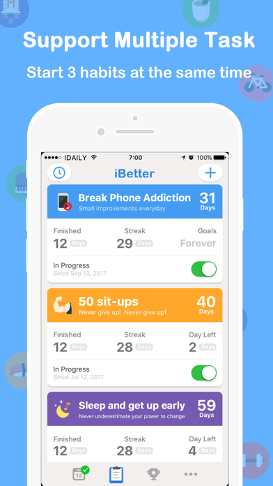 iBetter · Habit Tracker screenshot 1