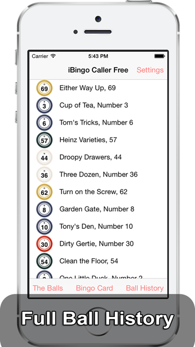 iBingo Caller Free - Play Bingo at Home with Friends! screenshot 1