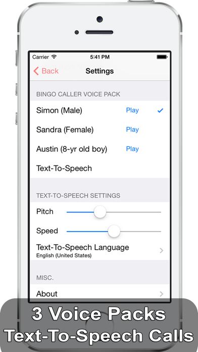 iBingo Caller Free - Play Bingo at Home with Friends! screenshot 3