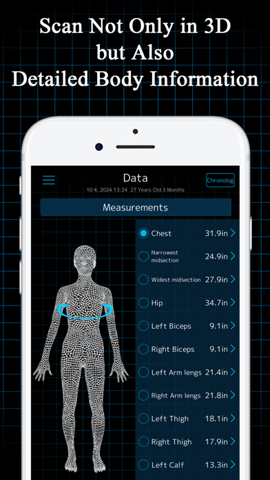 iBODY 3Dscan screenshot 1