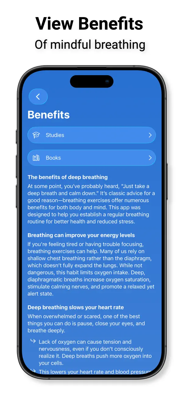 iBreathe – Relax and Breathe screenshot 1