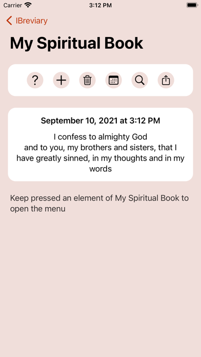 iBreviary TS Plus screenshot 1