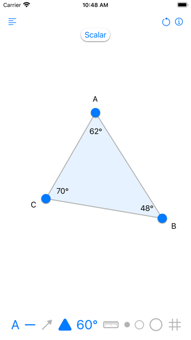 iCalc Triangle Calculator Pro screenshot 1