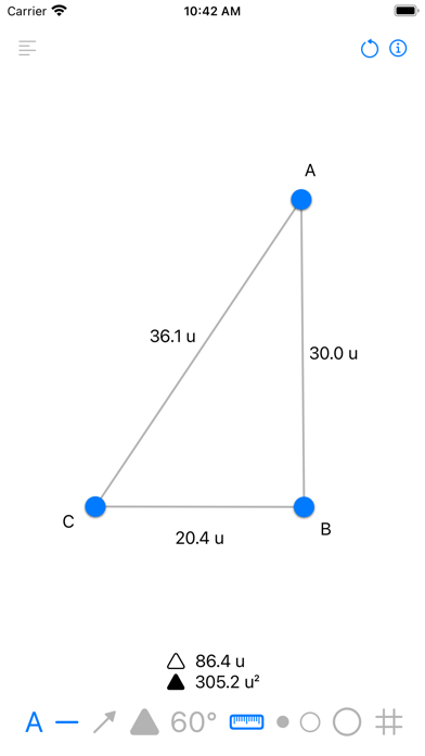 iCalc Triangle Calculator Pro screenshot 3