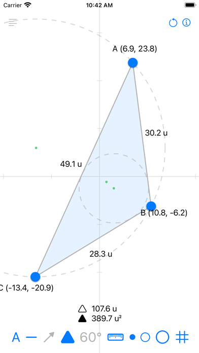 iCalc Triangle Calculator Pro screenshot 2