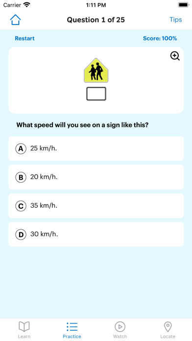 ICBC Practice Knowledge Test screenshot 4