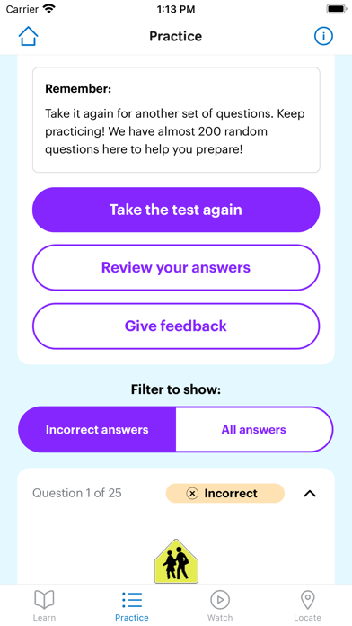 ICBC Practice Knowledge Test screenshot 3