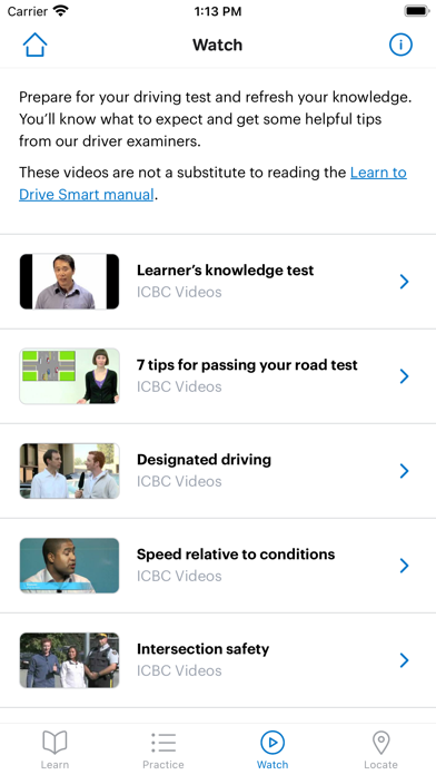 ICBC Practice Knowledge Test screenshot 2
