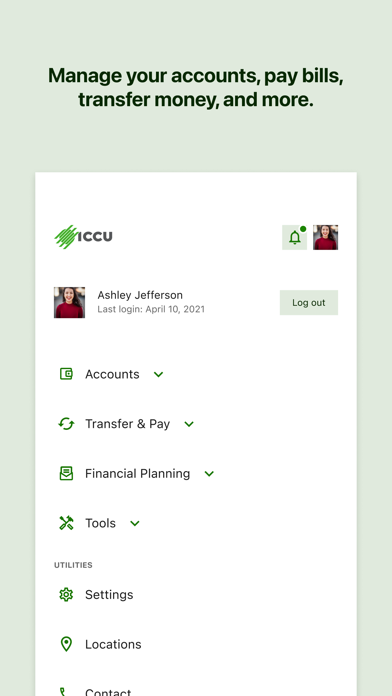 ICCU Mobile Banking screenshot 1
