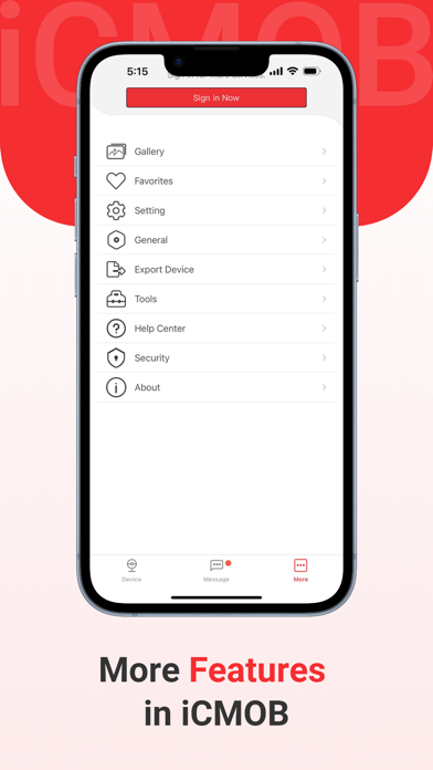 iCMOB screenshot 1